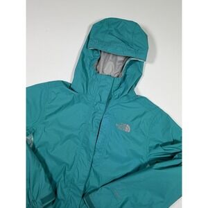 The North Face Women's Size XS Stinson Hyvent Wind/Rain Jacket Green Two Tone